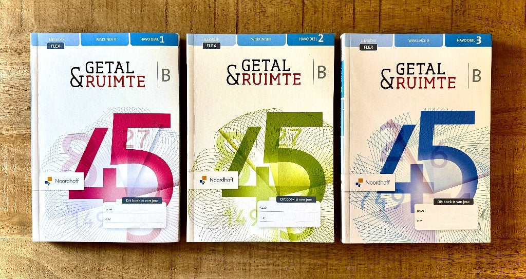 Getal & Ruimte HAVO B Deel 1, 2, 3 Wiskunde, 12e editie, Boeken, Schoolboeken, Wiskunde A, Ophalen of Verzenden, Noordhoff Uitgevers
