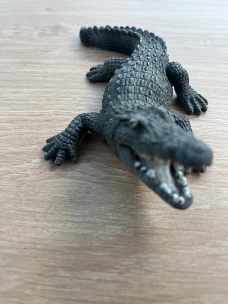Schleich Wildlife Krokodil Speelfiguur, Ophalen of Verzenden, Gebruikt
