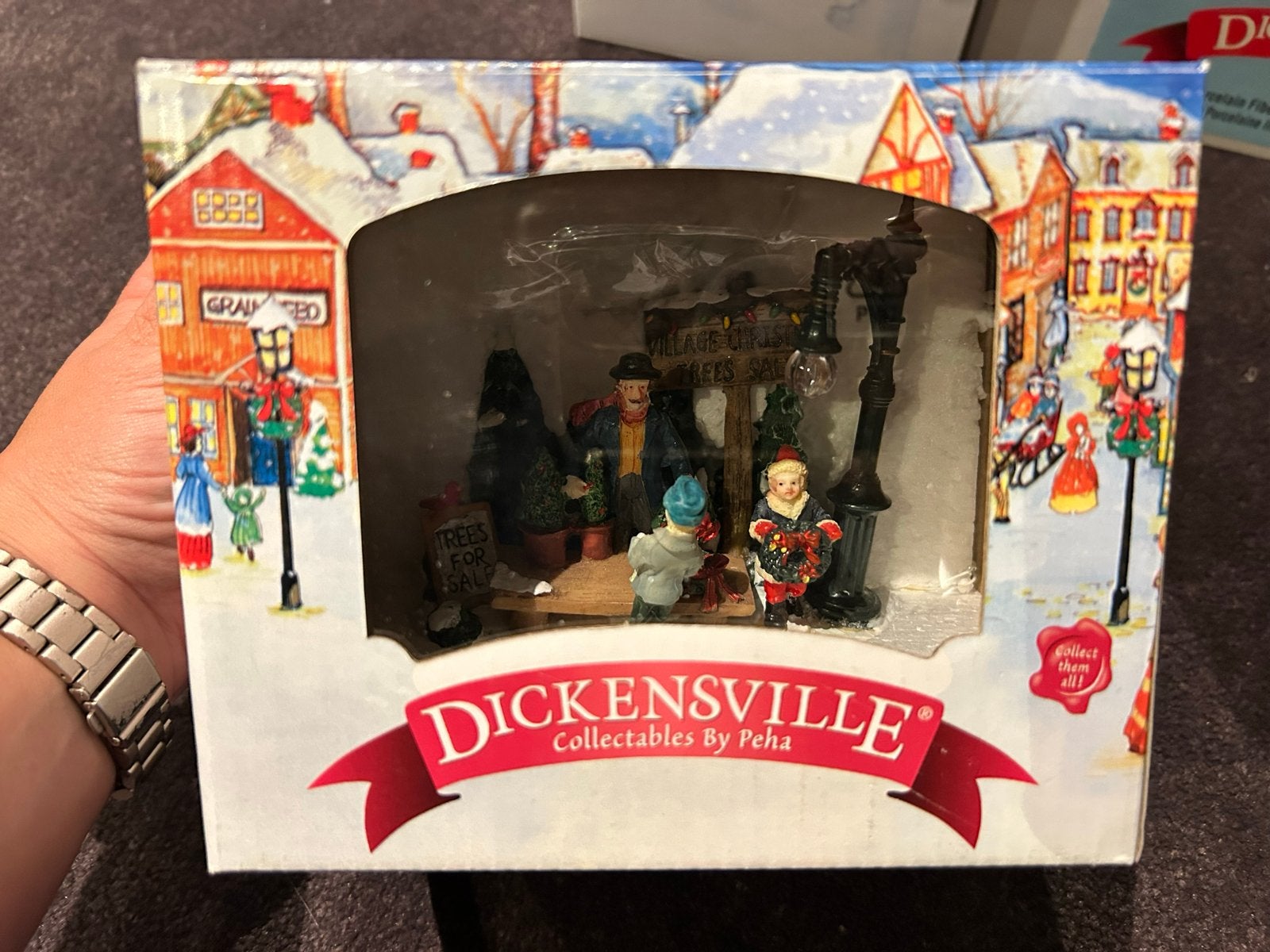 Dickensville kerstbomenverkoop, Ophalen, Zo goed als nieuw