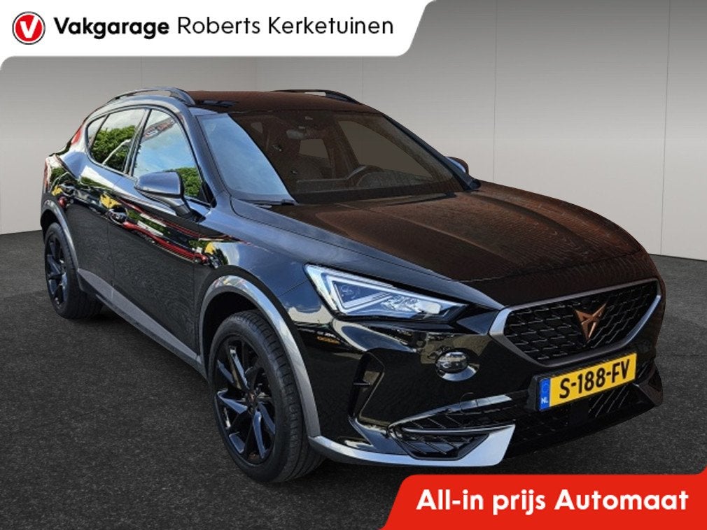 CUPRA Formentor 1.5 TSI Business Edition Automaat Half Leder, Auto's, Cupra, 12 maanden, Euro 6, Leder en Stof, Zwart