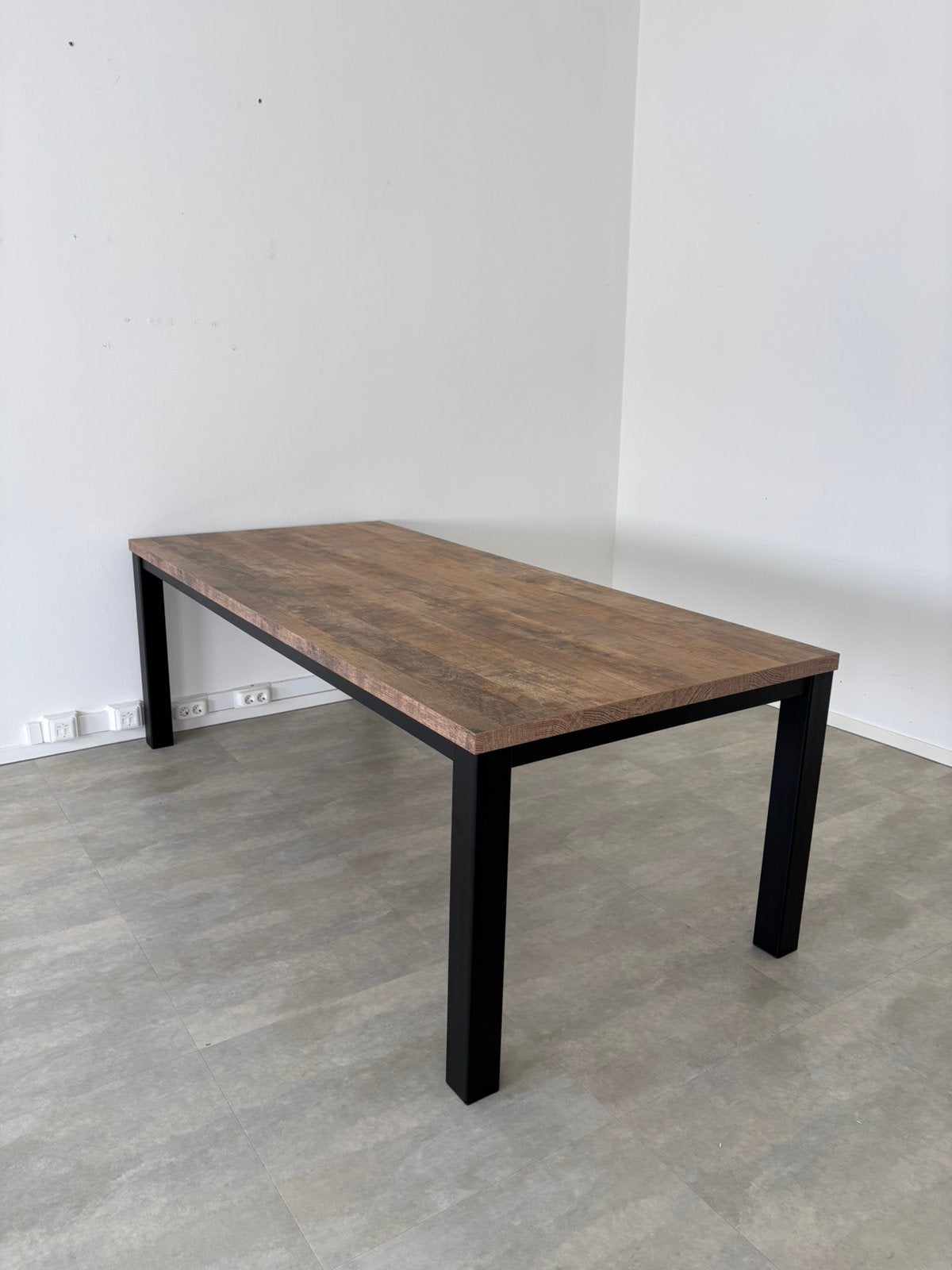 Te koop houten eettafel, Huis en Inrichting, Tafels | Eettafels, Ophalen, 200 cm of meer, 50 tot 100 cm, Zo goed als nieuw