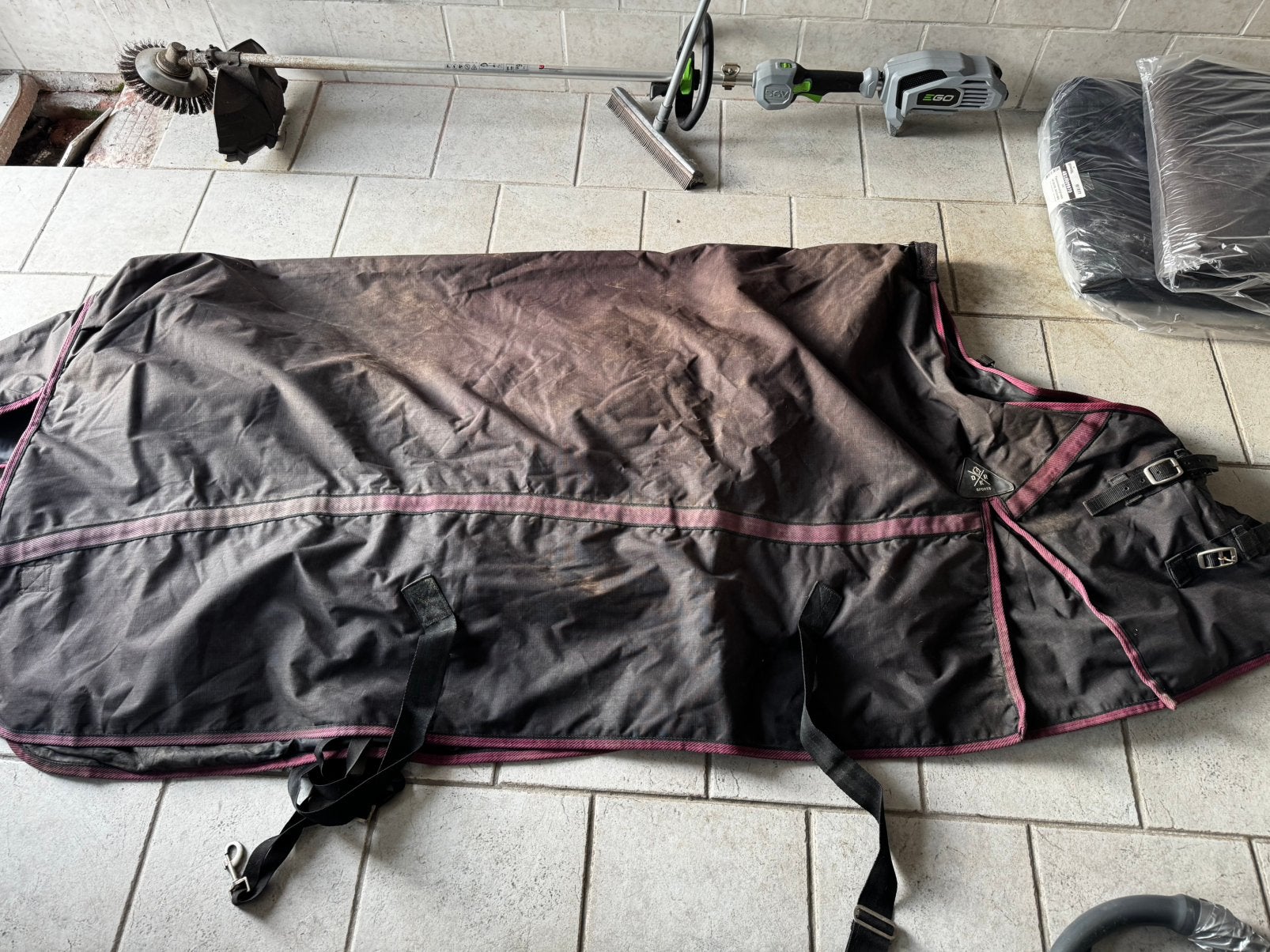 Winterdeken mt 205 200gr, Gebruikt, 200 g, Ophalen of Verzenden, Paars