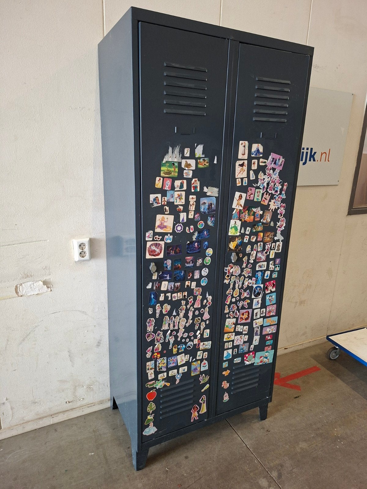 Dubbele lockerkast - 194x80x50 cm, Huis en Inrichting, Ophalen, Gebruikt
