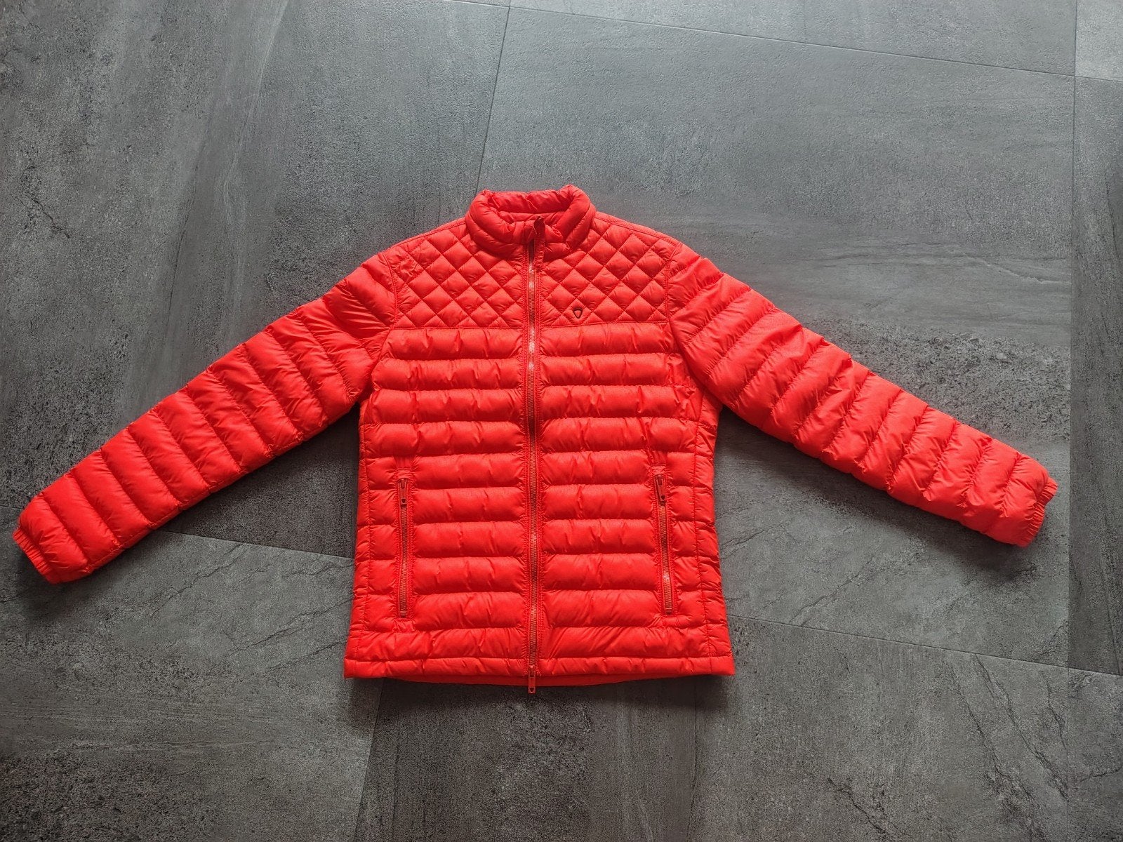 TEAB: Strellson donsjas oranje, ISOCloud 500, in nieuwstaat, Strellson, Maat 48/50 (M), Oranje, Ophalen of Verzenden