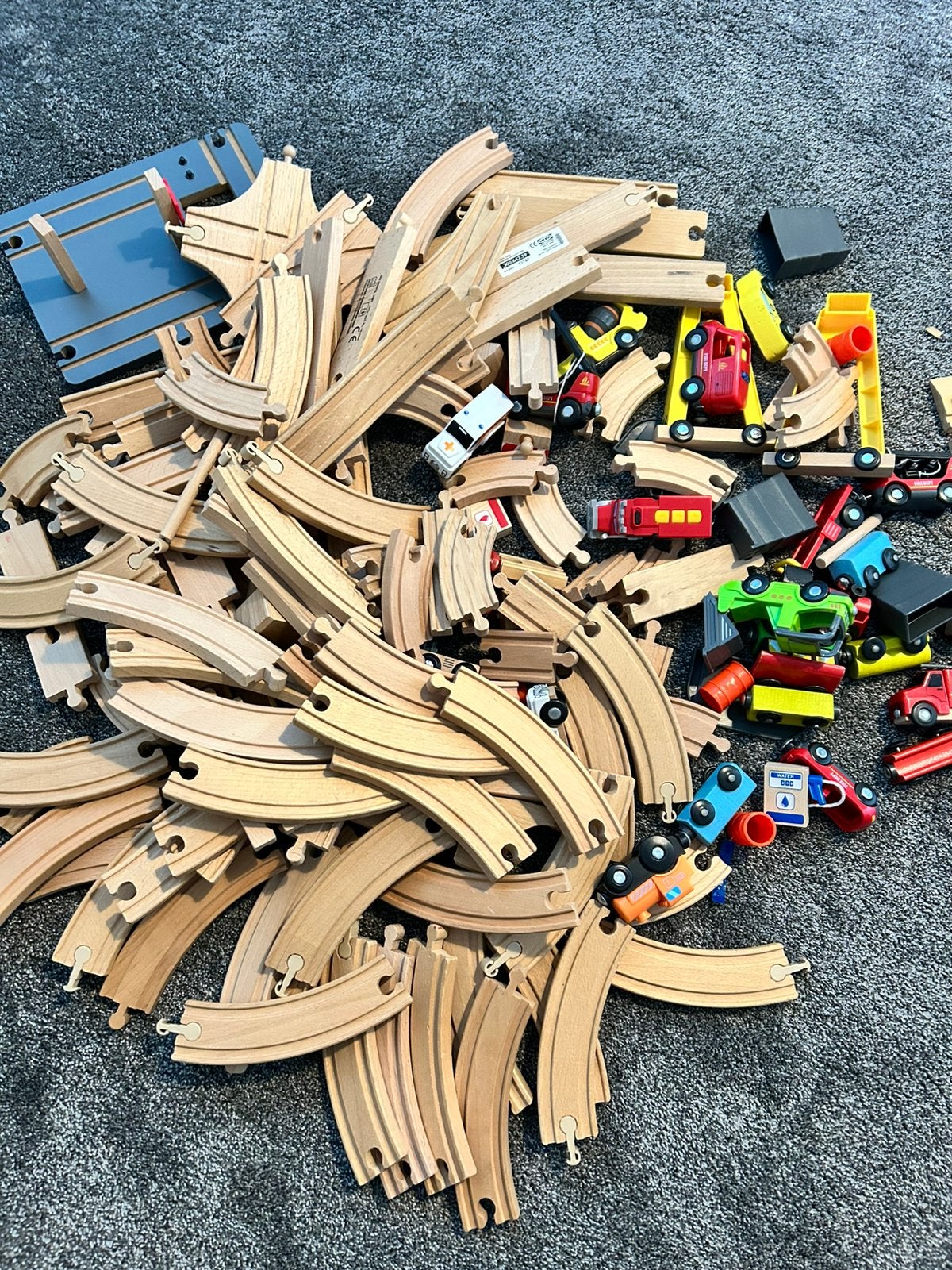 Grote houten treinrails, Kinderen en Baby's, Speelgoed | Houten speelgoed, Ophalen of Verzenden, Gebruikt