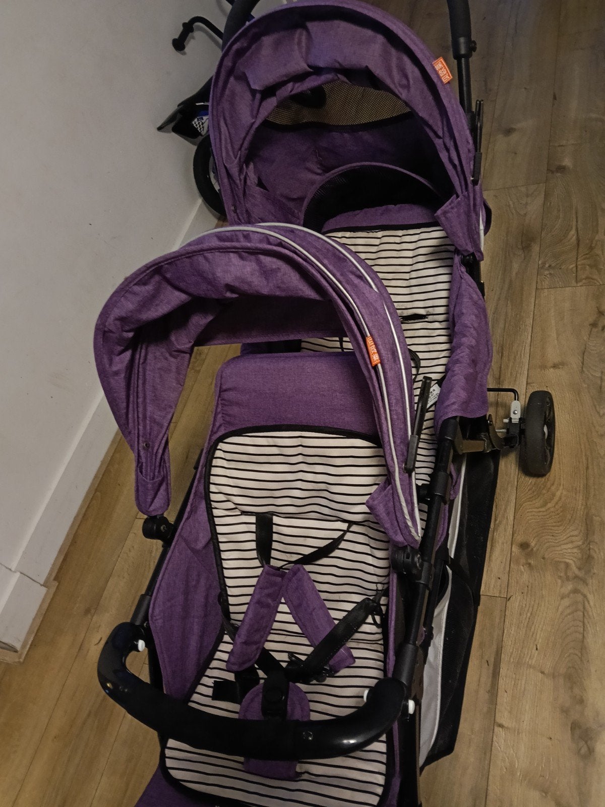 tweelingkinderwagen, Kinderen en Baby's, Kinderwagens en Combinaties, Ophalen, Gebruikt, Overige merken