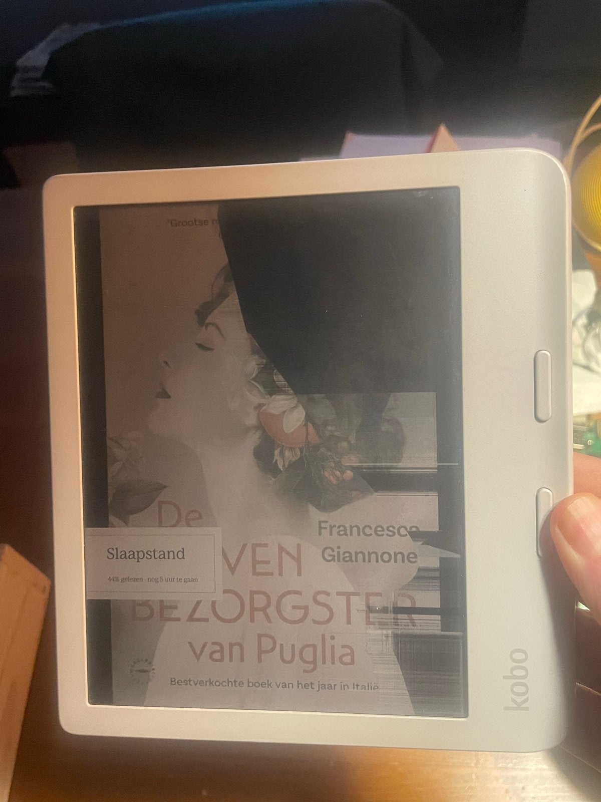 Kobo Libra Colour e-reader met kapot scherm, Computers en Software, Ophalen of Verzenden, Niet werkend