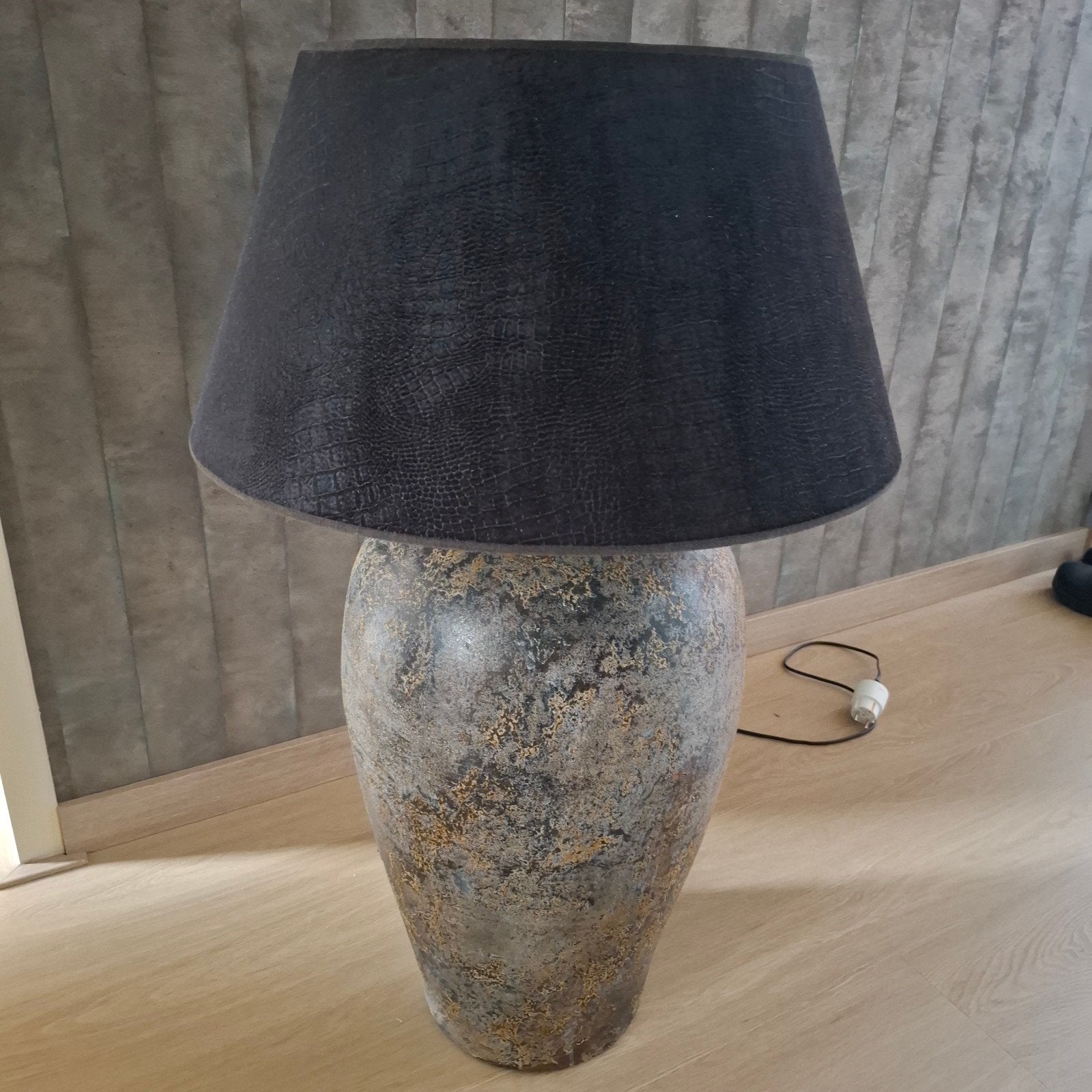 Kruiklamp met kap, Ophalen of Verzenden, Zo goed als nieuw