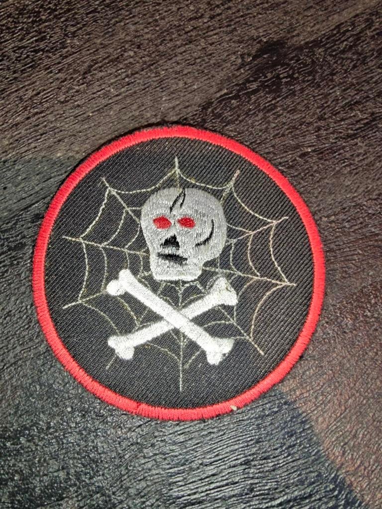 Patch Skull web, Ophalen of Verzenden