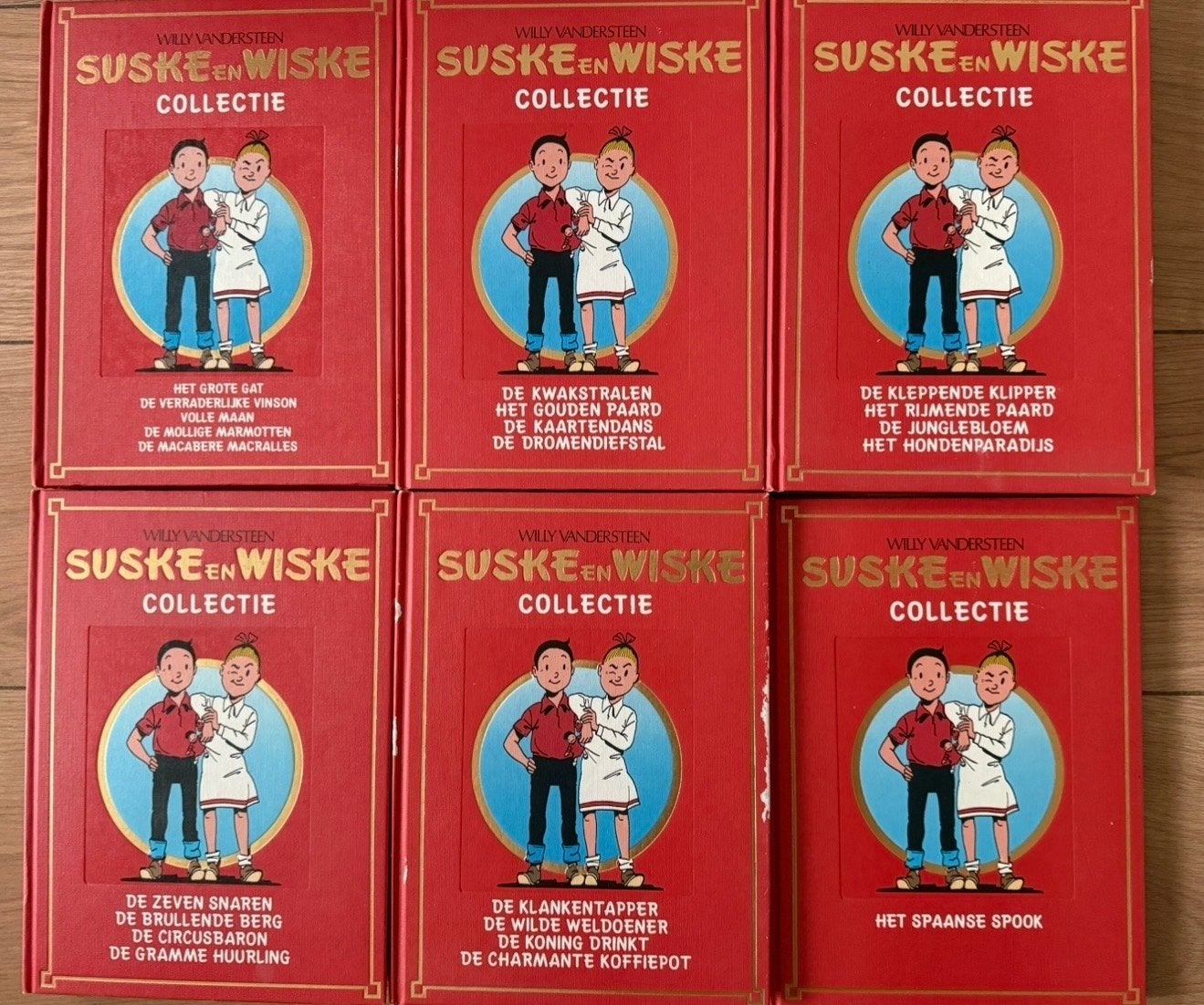 Suske en Wiske Collectie - 6 Luxe Boeken met Meerdere Verhal, Meerdere stripboeken, Ophalen of Verzenden, Zo goed als nieuw