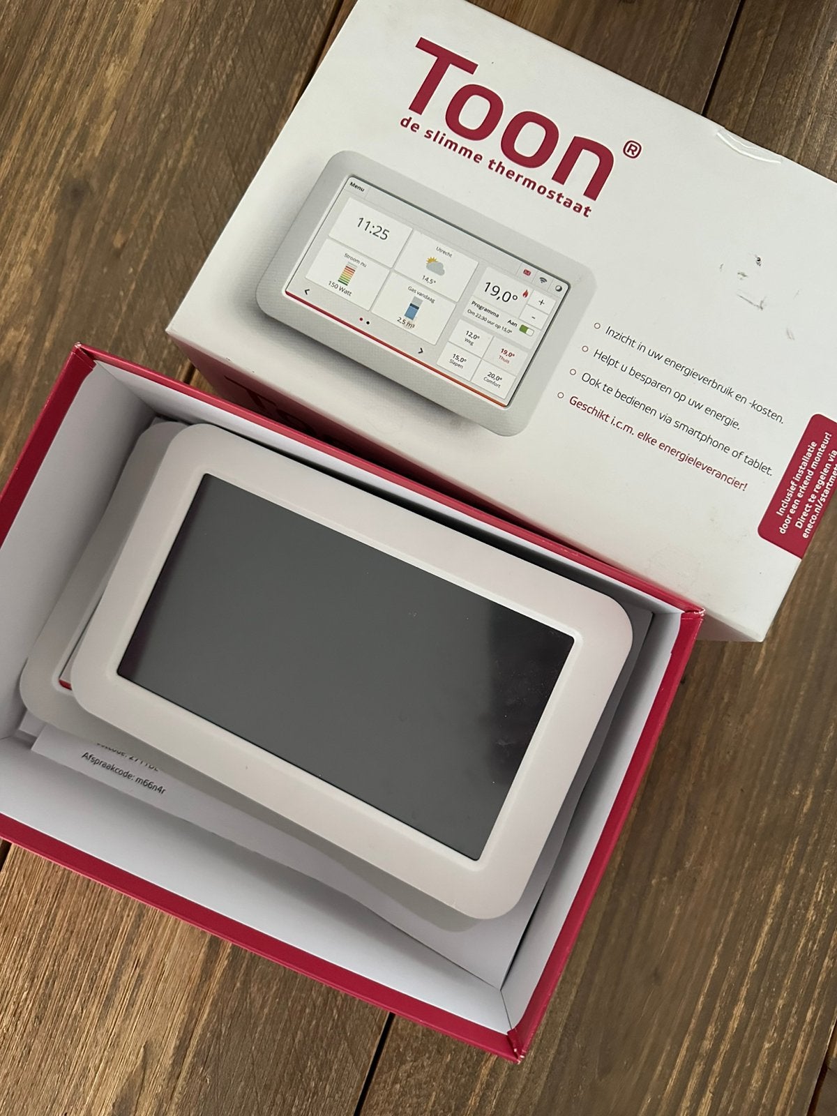 Toon thermostaat, Doe-het-zelf en Verbouw, Thermostaten, Ophalen, Slimme thermostaat, Gebruikt