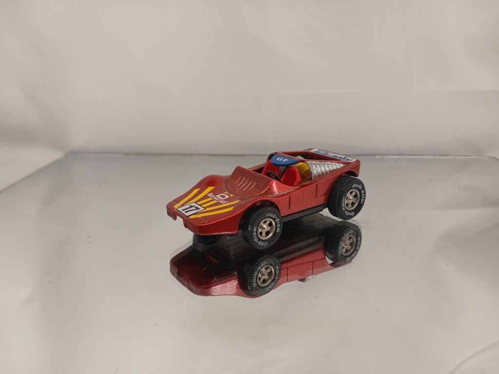 Darda Raceauto Rood 1:60 - Vintage Speelgoed, Ophalen of Verzenden, Zo goed als nieuw, Auto