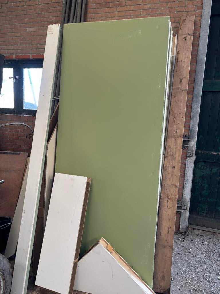 Wandpanelen 250cmx103cmx10cm, Ophalen, Gebruikt, Overige materialen, 100 mm of meer