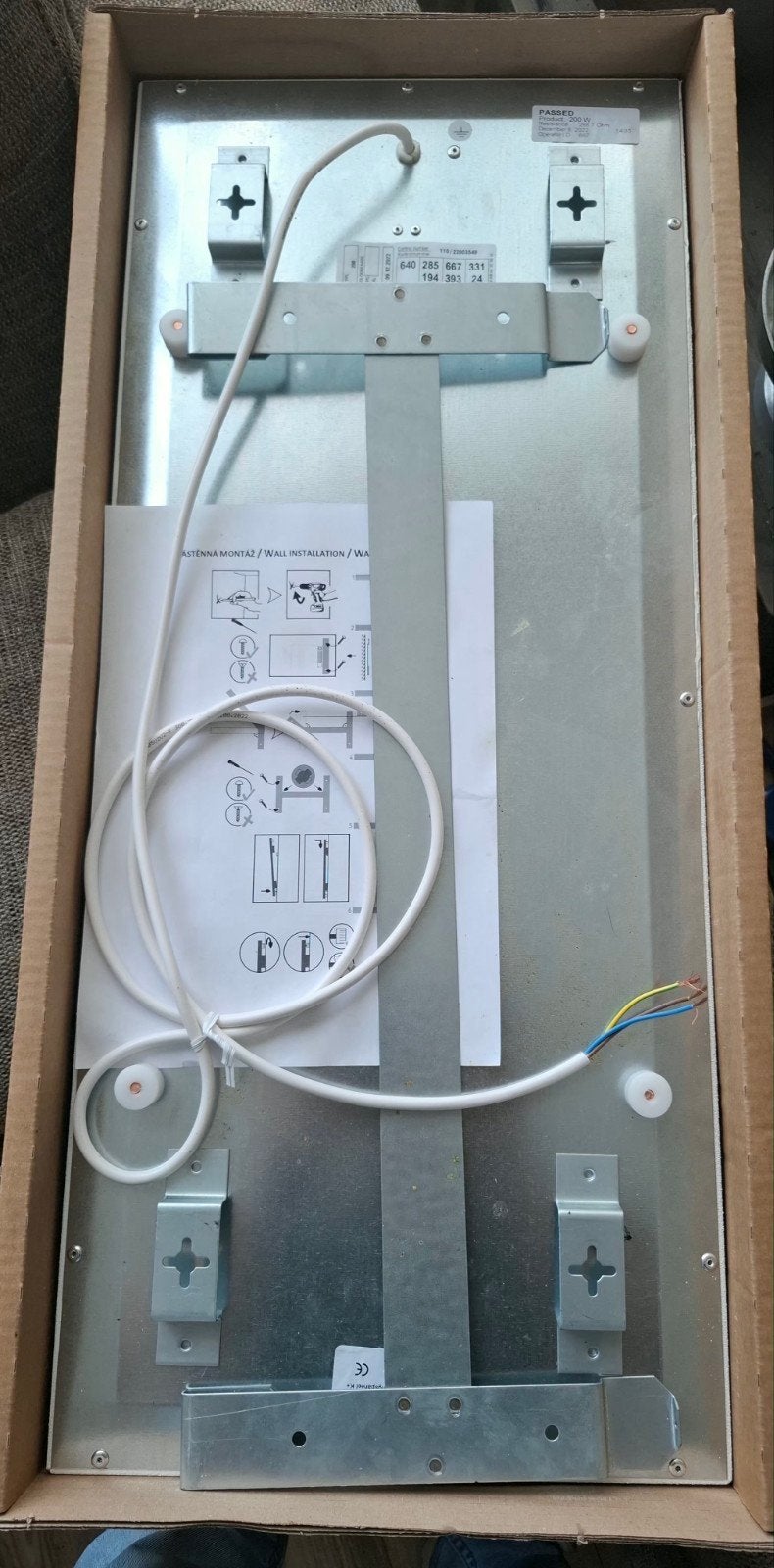 Infrarood Paneel 200W - Nieuw in Doos, Geslacht onbekend, Postduif