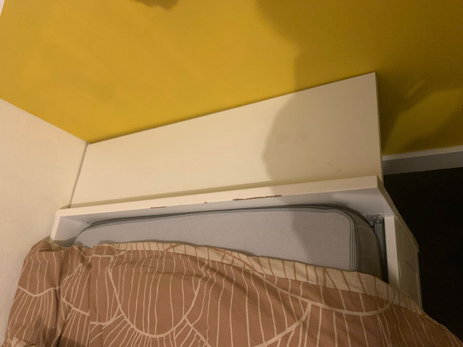 Uitschuif bed een / twee persoonsbed, Ophalen, 90 cm, Eenpersoons, Wit
