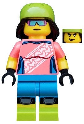 LEGO Minifiguren serie col357 Mountain Biker, Series 19, Gebruikt, Lego, Ophalen of Verzenden, Minifiguren serie