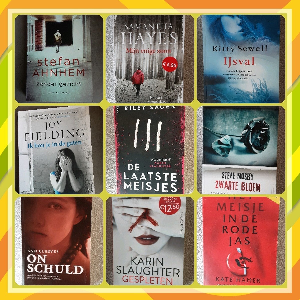 9 Spannende thrillers, Boeken, Thrillers, Ophalen of Verzenden, Gelezen, Diverse auteurs, Europa overig