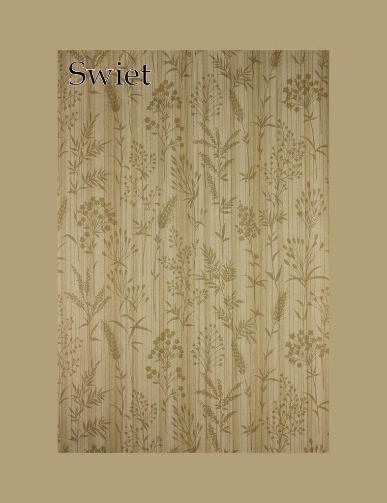 3930 vintage behang botanisch zand bruin  70s rustig swiet, Huis en Inrichting, Stoffering | Behang, Verzenden, Bruin
