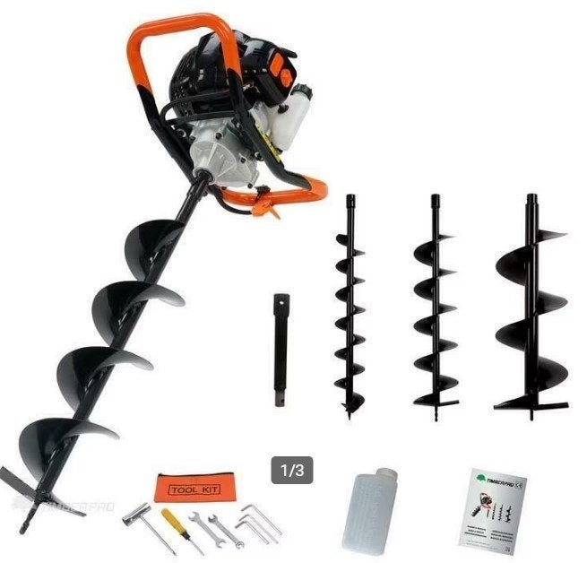 F-tools benzine grondboor (2tact) inclusief boren. Nieuw!!!, Tuin en Terras, Ophalen, Nieuw, Grondboor, F-tools