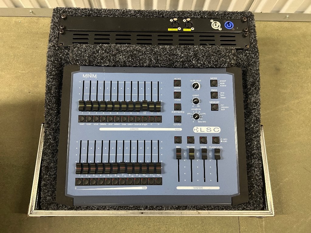 LSC Minim Lichttafel incl. Flightcase, Ophalen of Verzenden, Zo goed als nieuw, Overige typen