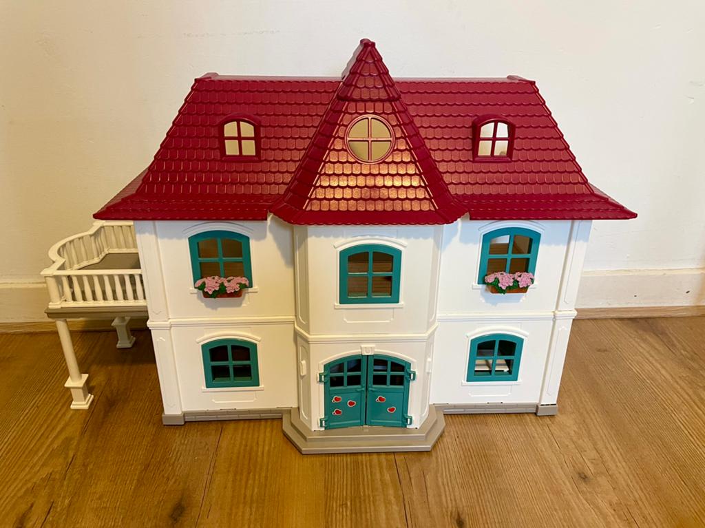 Schleich huis met interieur, Ophalen, Zo goed als nieuw, Poppenhuis