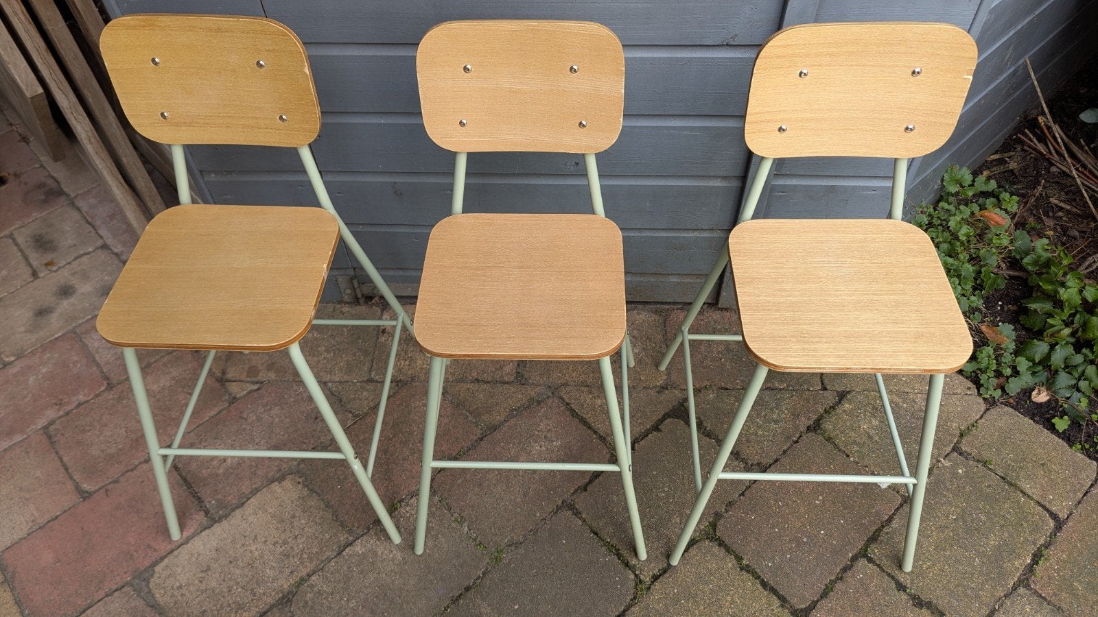 hoge kinderstoelen kruk Sostrene Grene hout metaal, Ophalen of Verzenden, Gebruikt, Overige typen