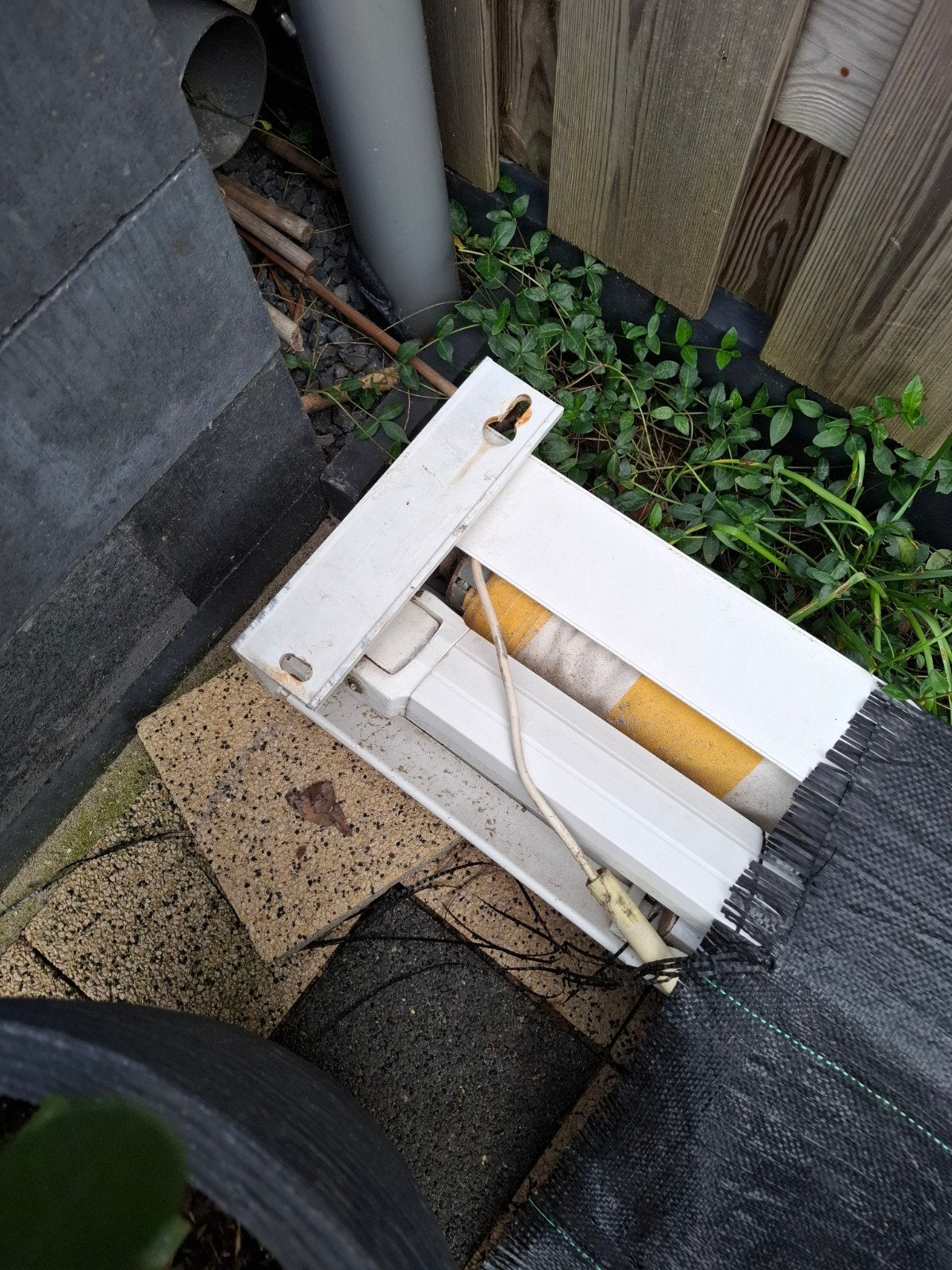 Elektrisch zonnenscherm - Gebruikt, Tuin en Terras, Ophalen, Gebruikt, 450 cm of meer, Elektrisch