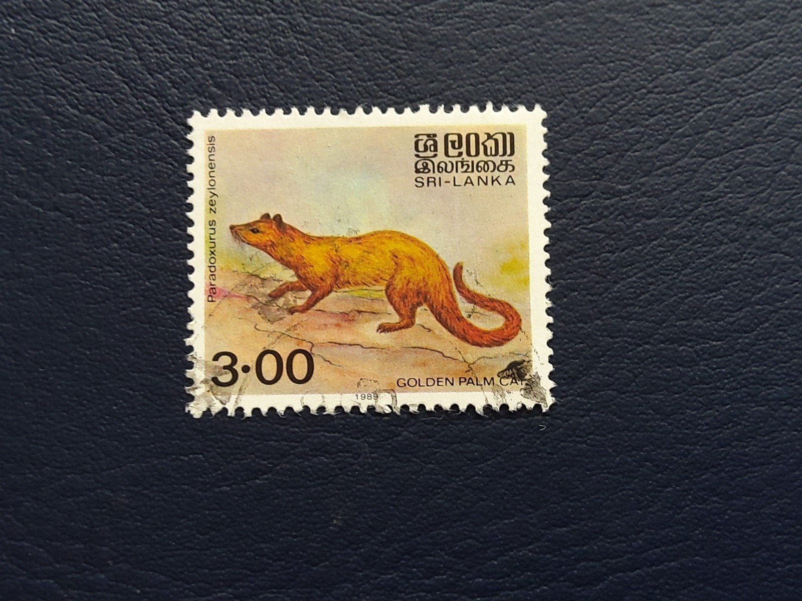 Postzegel Sri Lanka 1989 - Gouden Palmkat, Ophalen of Verzenden
