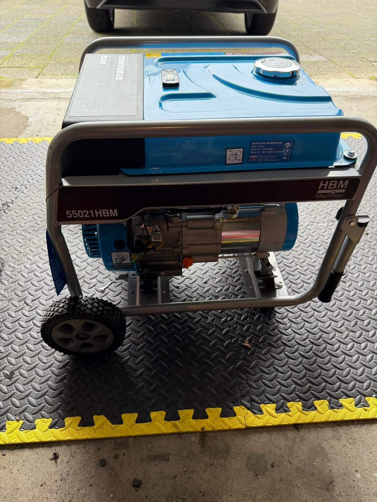 HBM Machines Benzine Aggregaat 2.8 kW - Zo goed als nieuw, Ophalen, Zo goed als nieuw