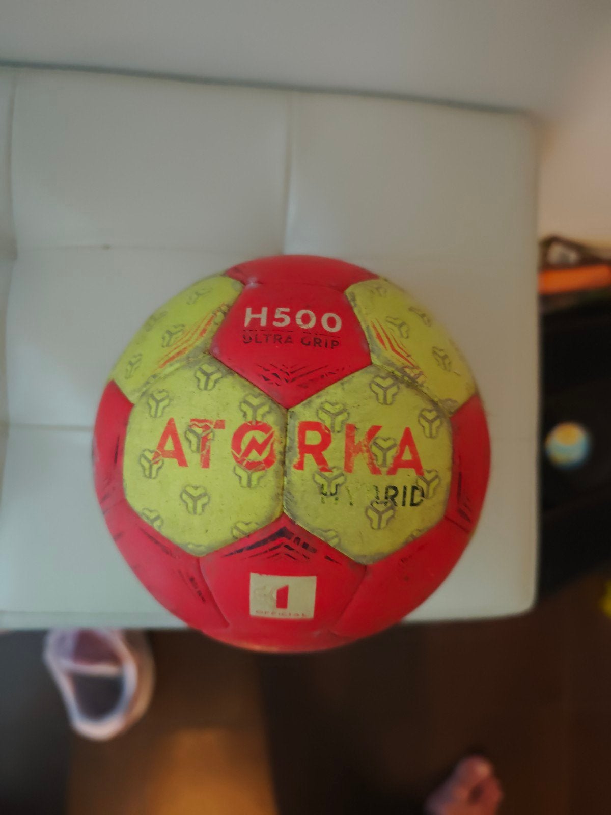 Atorka H500 Ultra Grip Handbal Maat 1, Sport en Fitness, Ophalen, Gebruikt, Bal