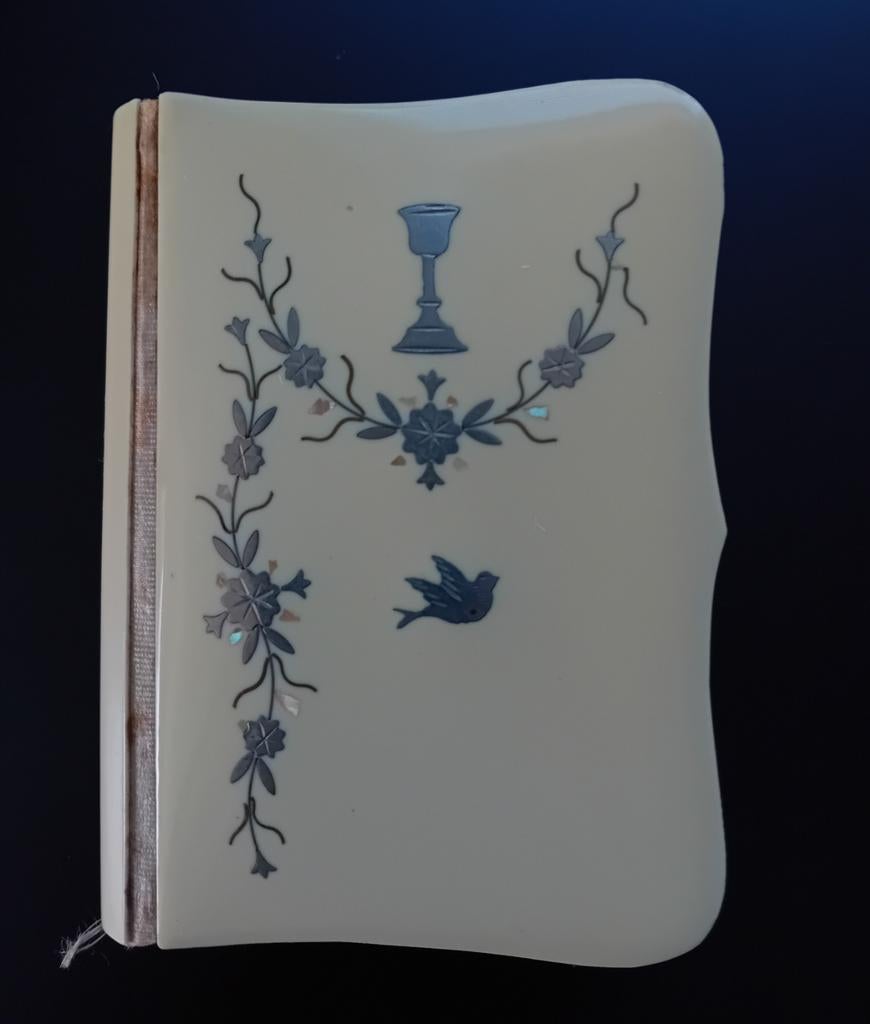 Vintage Franstalig gebedenboekje, Ophalen of Verzenden, Gelezen, Christendom | Katholiek