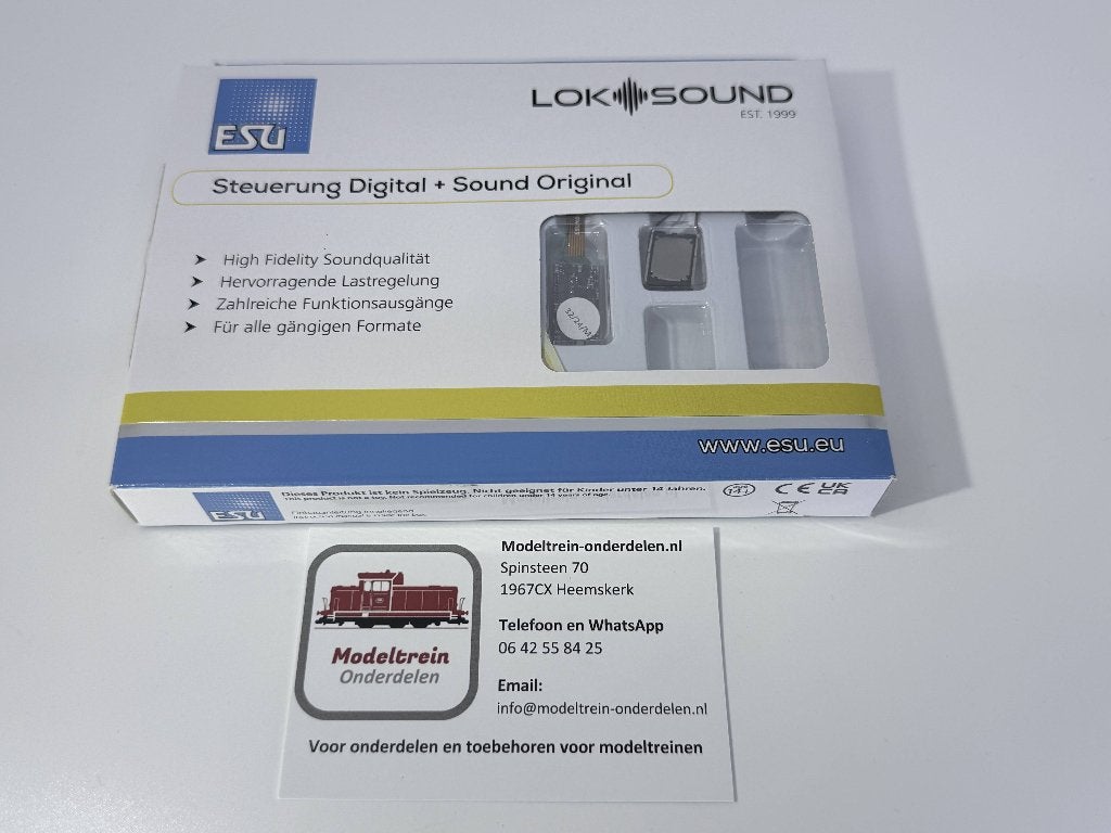 ESU 58816 - Loksound 5 micro "NEM651 6-pin", Overige merken, ESU, Gelijkstroom of Wisselstroom, Overige typen