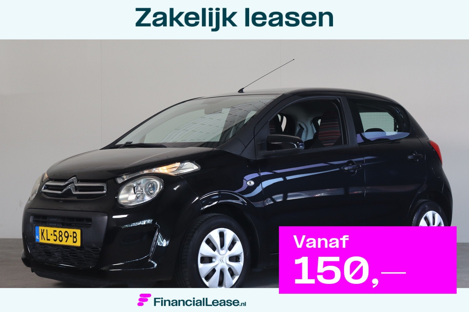 Citroën C1 1.0 e-VTi Selection NL-Auto! Airco I Elek.Ramen, Voorwielaandrijving, Stof, Gebruikt, Euro 6