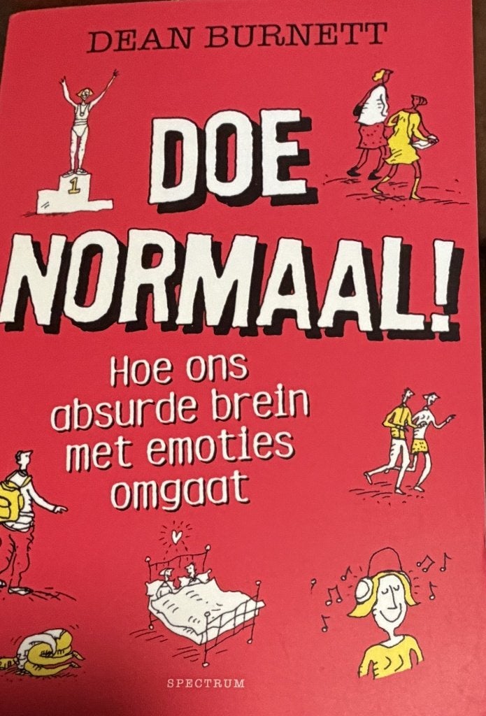 Dean Burnett Doe normaal, Boeken, Verzenden, Zo goed als nieuw, Overige onderwerpen, Achtergrond en Informatie