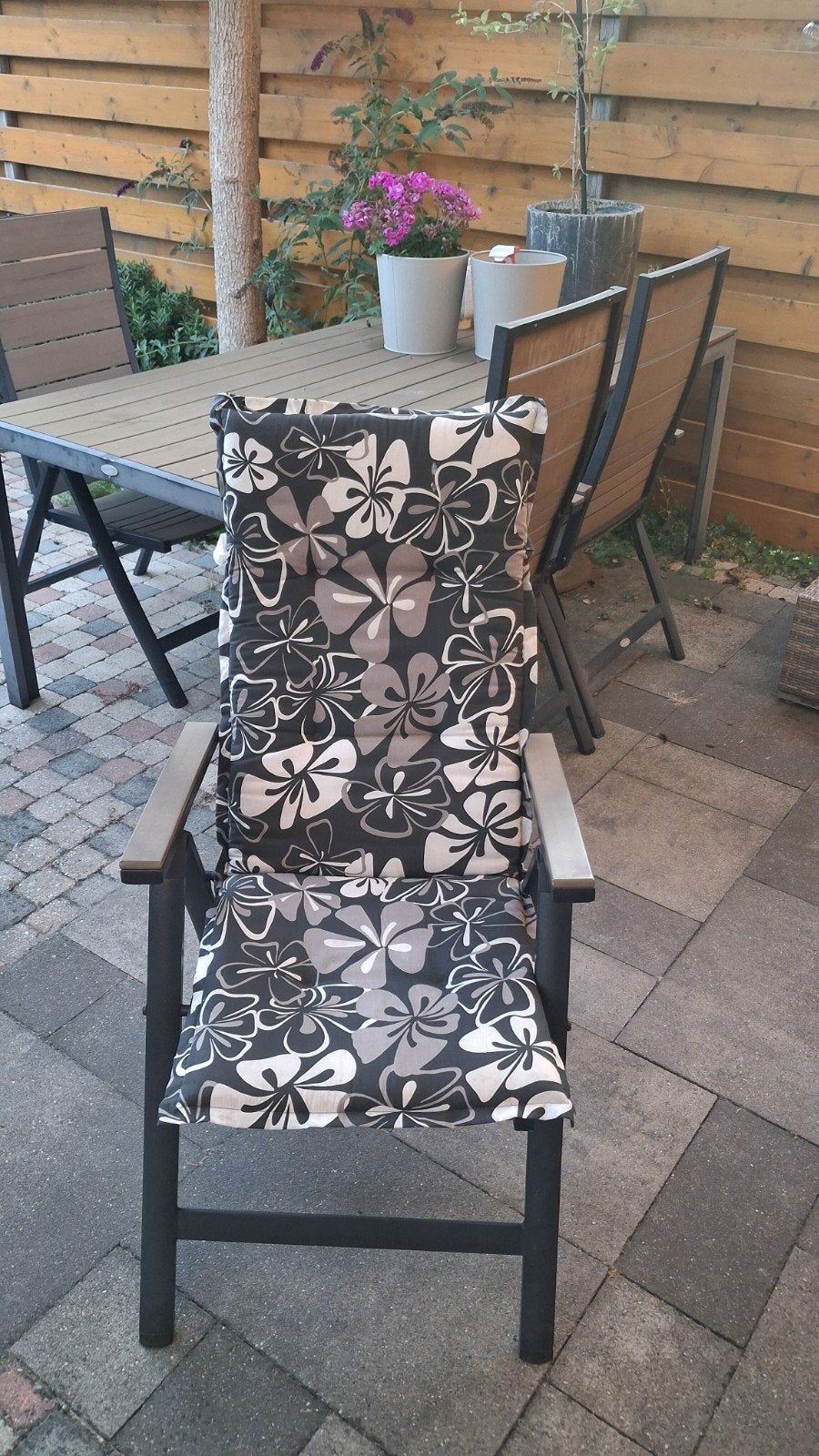 Tuinset Julandia, Ophalen, 4 zitplaatsen, Gebruikt, Aluminium