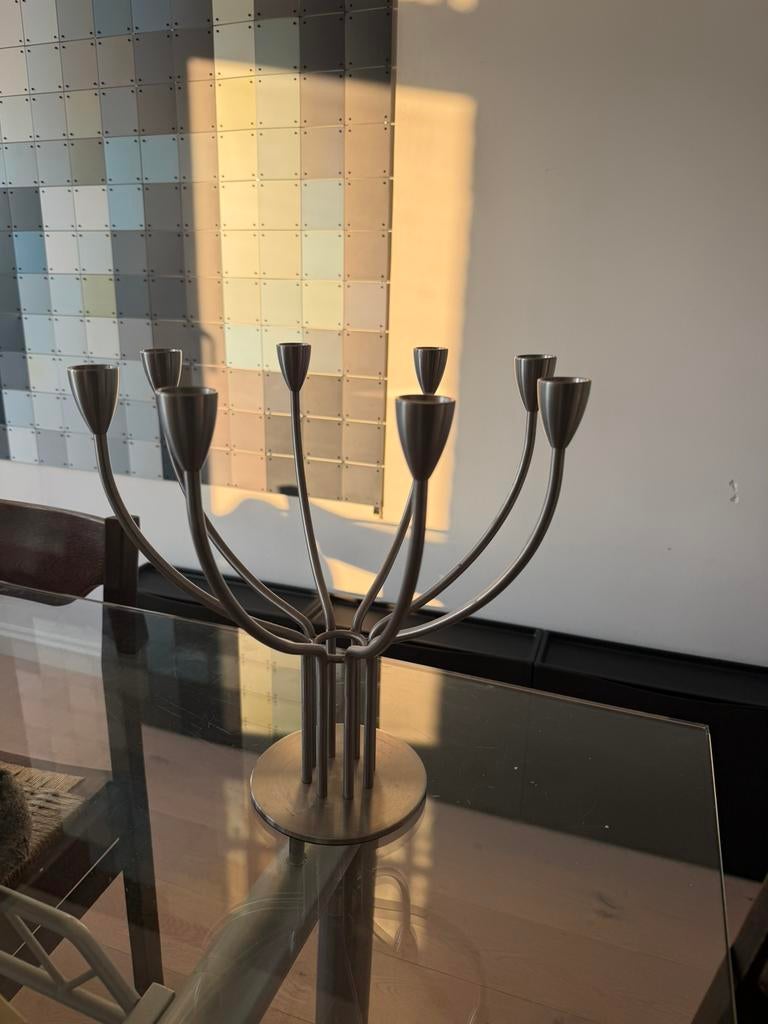 Ikea kandelaar, Ophalen, Zo goed als nieuw, Metaal, Minder dan 25 cm