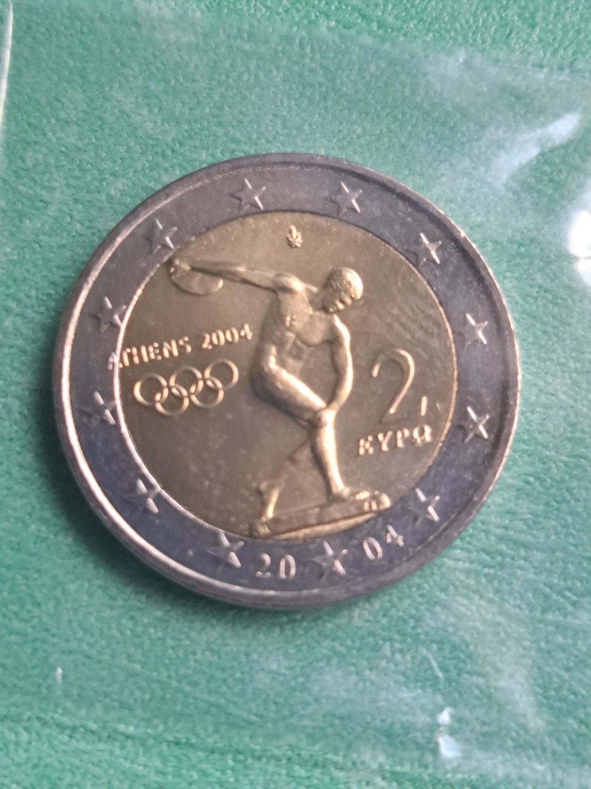 2 euro UNC Griekenland 2004 Olympische Spelen, Ophalen of Verzenden, Griekenland, 2 euro