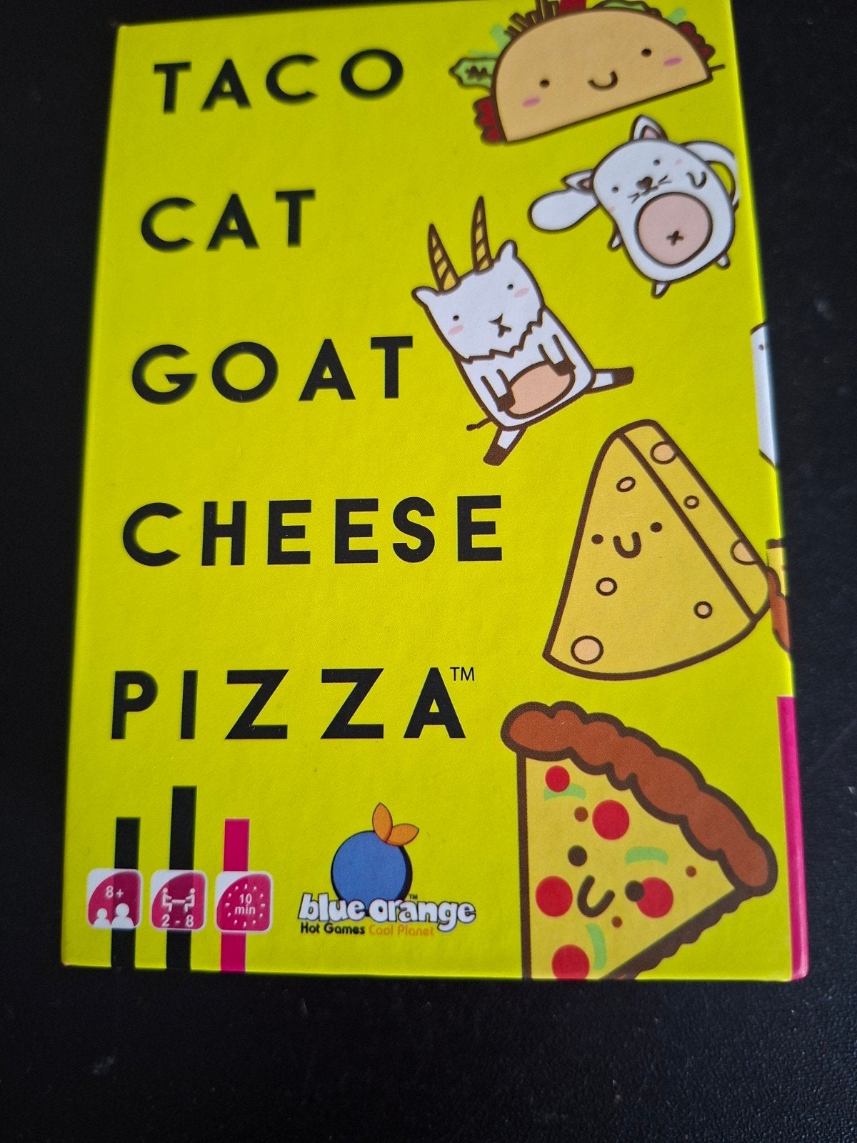 Taco Cat Goat Cheese Pizza - Nieuw kaartspel, Drie of vier spelers, Ophalen, Nieuw, Blue Orange