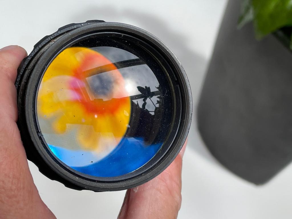 *** Helios 100mm f2 *** cq Mini Cyclop M42 vatting, Ophalen of Verzenden, 1960 tot 1980, Lens of Lenzen