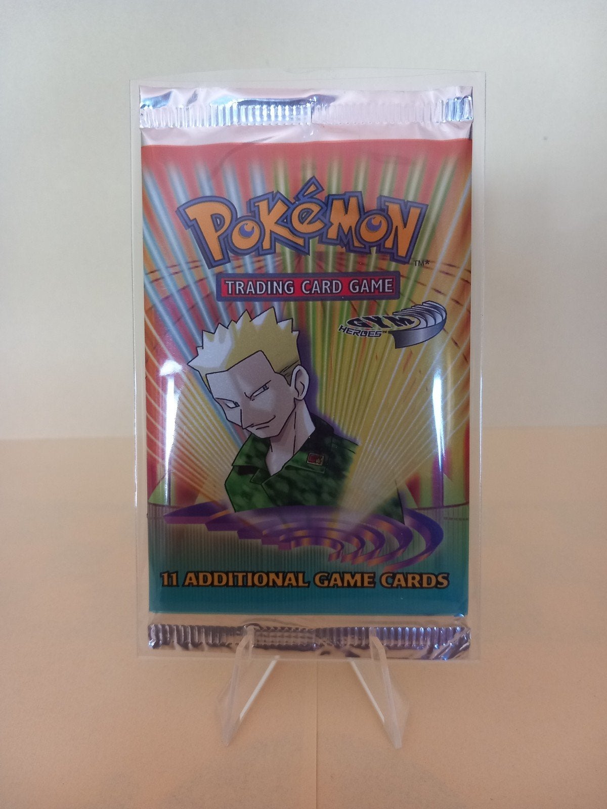 Pokemon| Gym Heroes Booster Pack - Lt. Surge - Sealed, Ophalen of Verzenden, Nieuw, Booster