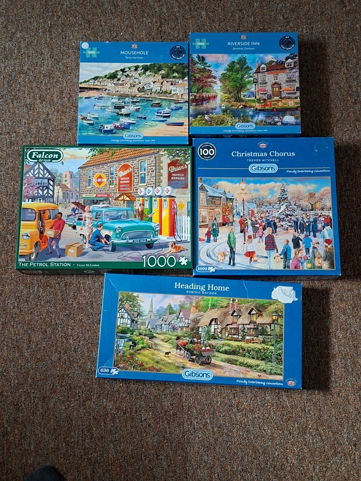 gibsons puzzels, Ophalen, Puzzel en Educatief, Gebruikt, 1 speler