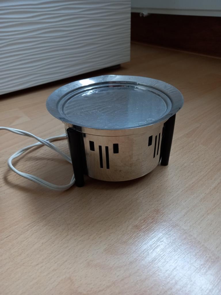 Theelichtje warmhoudplaatje met snoer art deco inventum, Ophalen of Verzenden