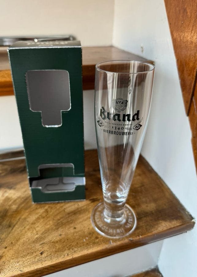 Brand bier glas 0,25L, Verzamelen, Biermerken, Ophalen of Verzenden, Nieuw, Glas of Glazen, Brand