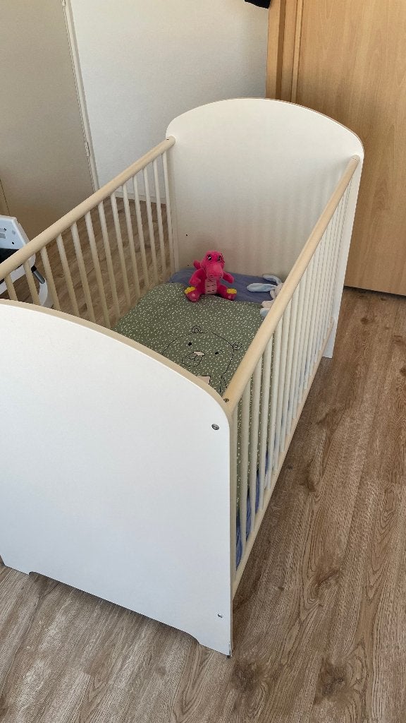 kinderbed, Gebruikt, 70 tot 85 cm, Minder dan 140 cm, Ophalen