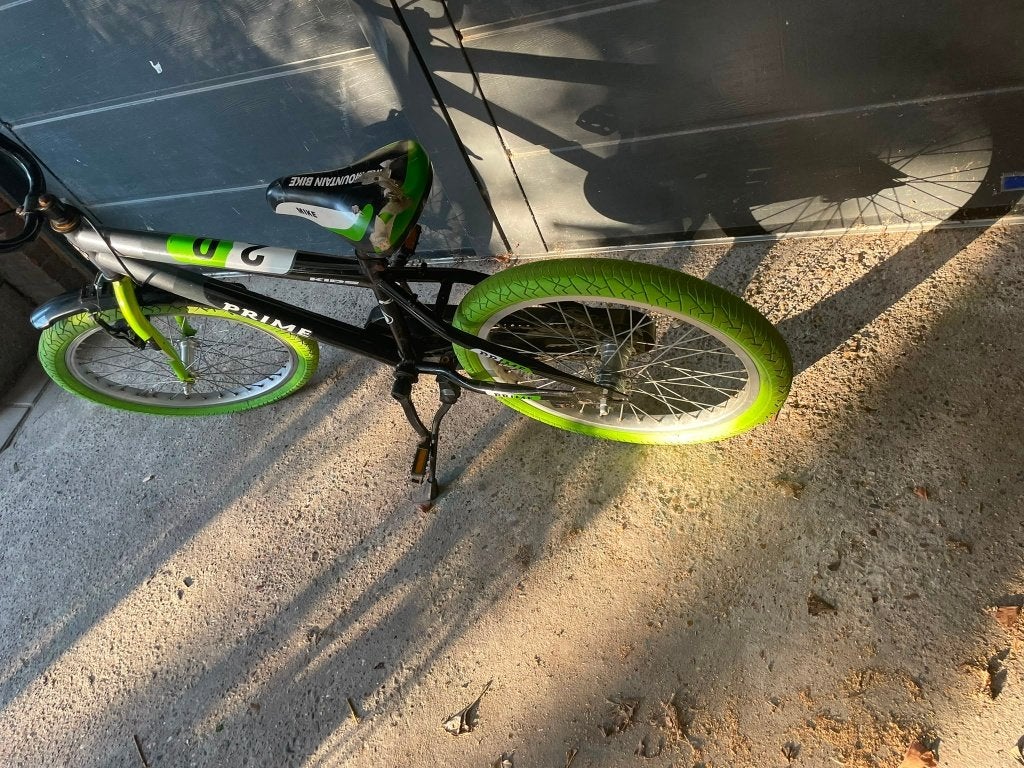 Jongenfiets (bmx, pumptrack) 7-10jaar, Fietsen en Brommers, Ophalen, Terugtraprem, Gebruikt, Onbekend