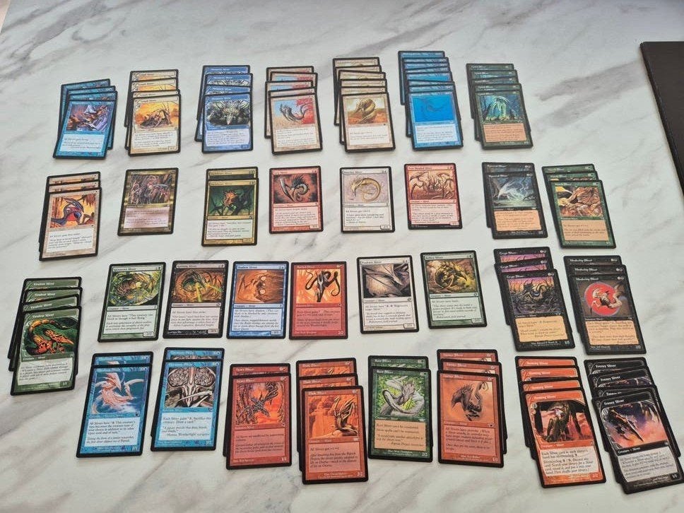 MTG Sliver Kaarten Set - Diverse Slivers, Ophalen of Verzenden, Zo goed als nieuw, Meerdere kaarten