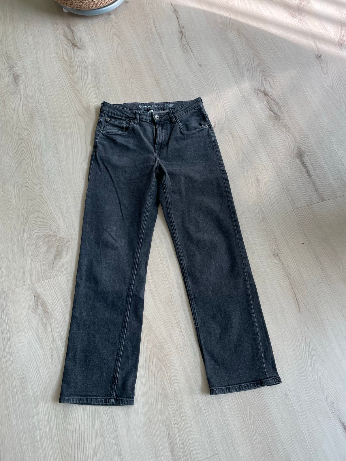 Garcia zwarte jeans Straight Fit maat 170, Ophalen of Verzenden, Nieuw, Jongen, Broek