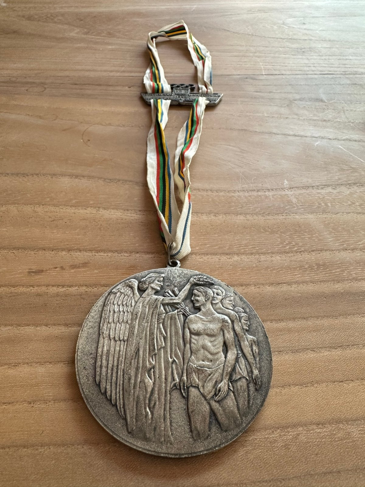 Olympische Medaille Parijs 1924 - 12e Internationale Waldwan, Postzegels en Munten, Penningen en Medailles, Ophalen of Verzenden