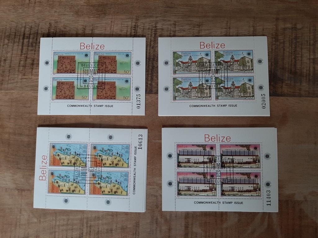 Belize 1983, Commonwealth (partij van 9 sets), Ophalen of Verzenden, Gestempeld, Midden-Amerika