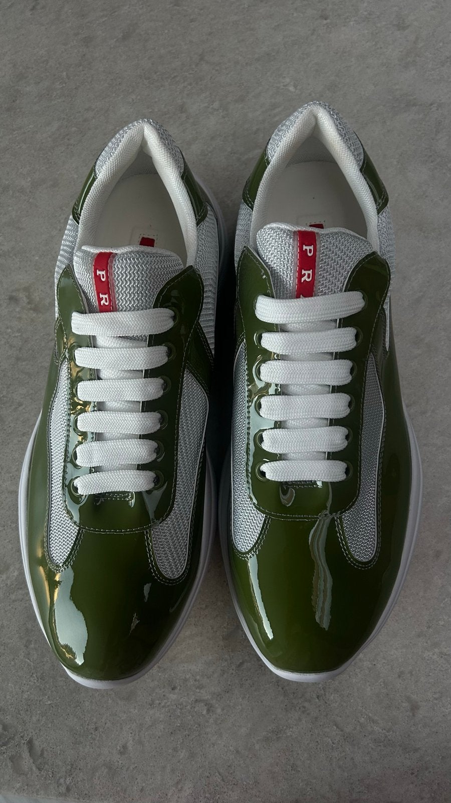 Prada Cups, Kleding | Dames, Ophalen of Verzenden, Nieuw, Groen, Sneakers of Gympen